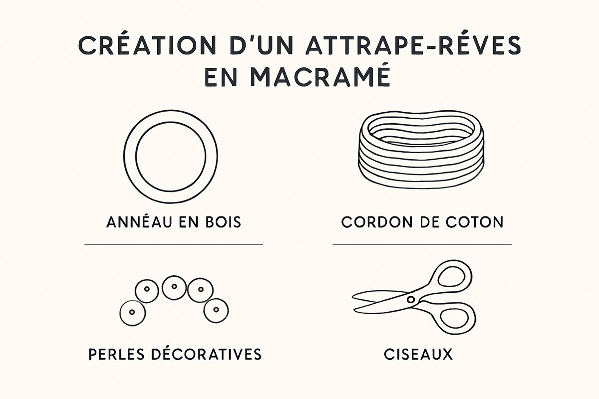 infographique attrape rêve diy