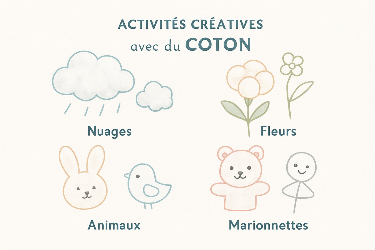 infographie activités coton