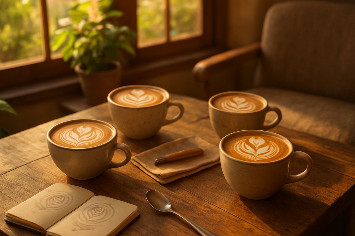 coin café DIY latte